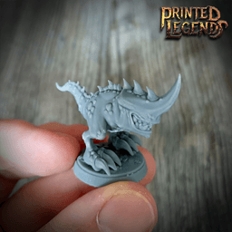 3x Spikelings (25mm Bases) 3d model