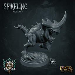 3x Spikelings (25mm Bases) 3d model