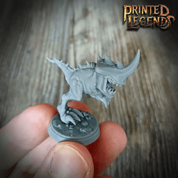 3x Spikelings (25mm Bases) 3d model