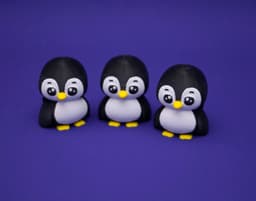 Flexi Penguins 3d model