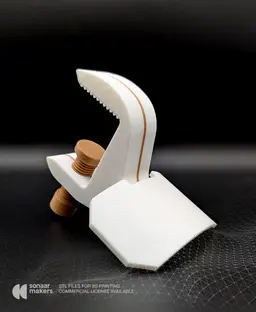 Headphone Holder | Headphone Support | Headphone Stand for Desk - HookerPro 3d model