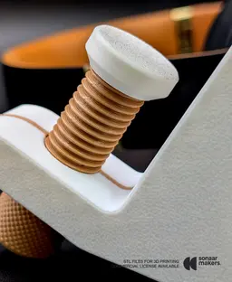 Headphone Holder | Headphone Support | Headphone Stand for Desk - HookerPro 3d model