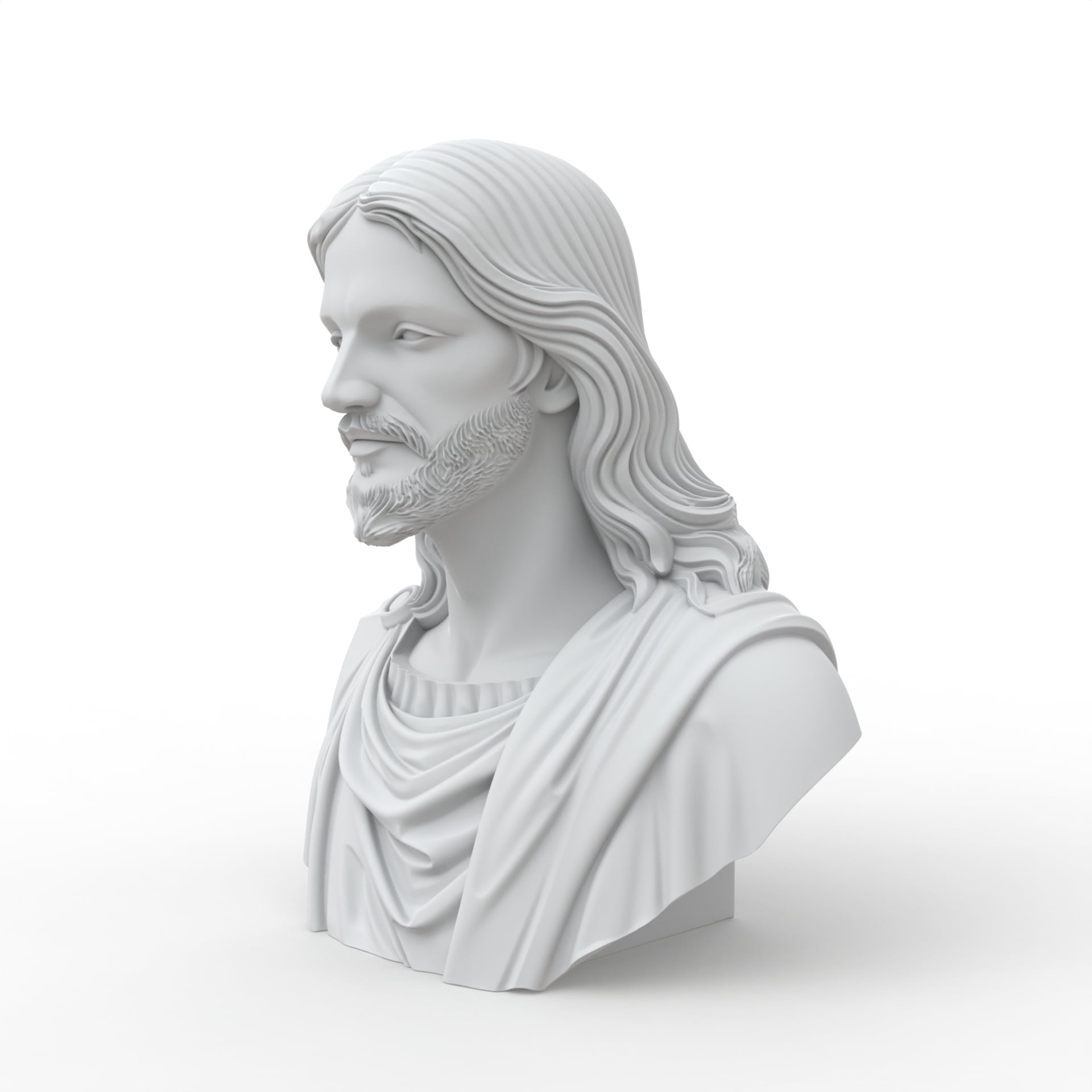 Jesus Bust 3d model