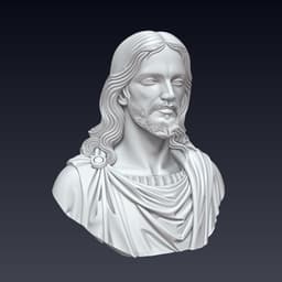 Jesus Bust 3d model