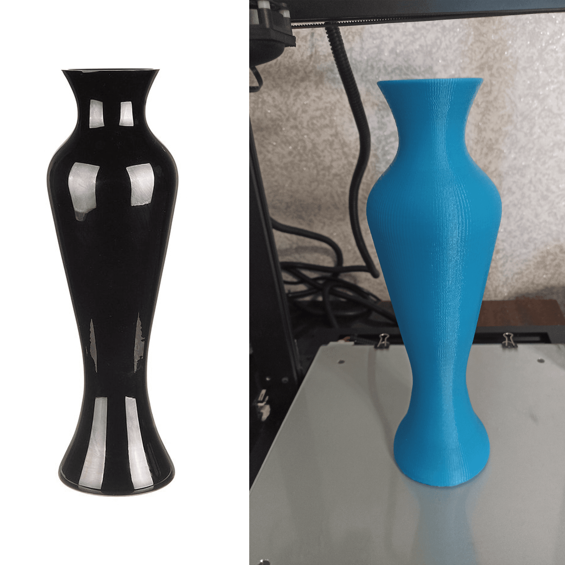 Egyptian style tulip vase 3d model