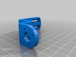Black Snapper 3D-Gimbal for GoPro Hero3+ 3d model