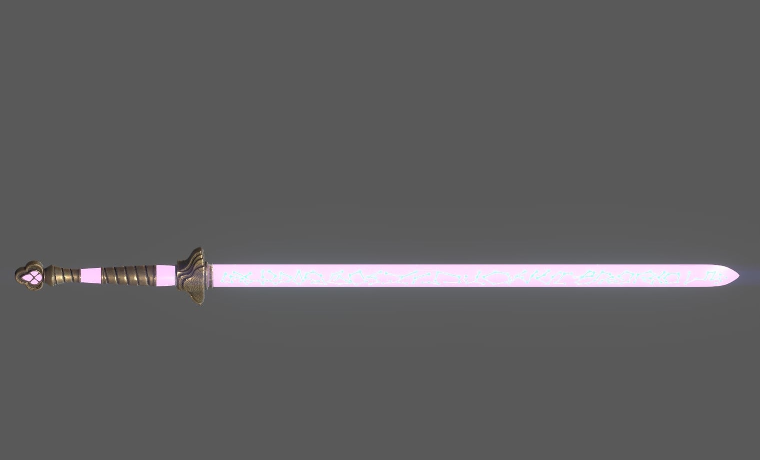 KPop Demon Hunters Rumi Sword 3d model