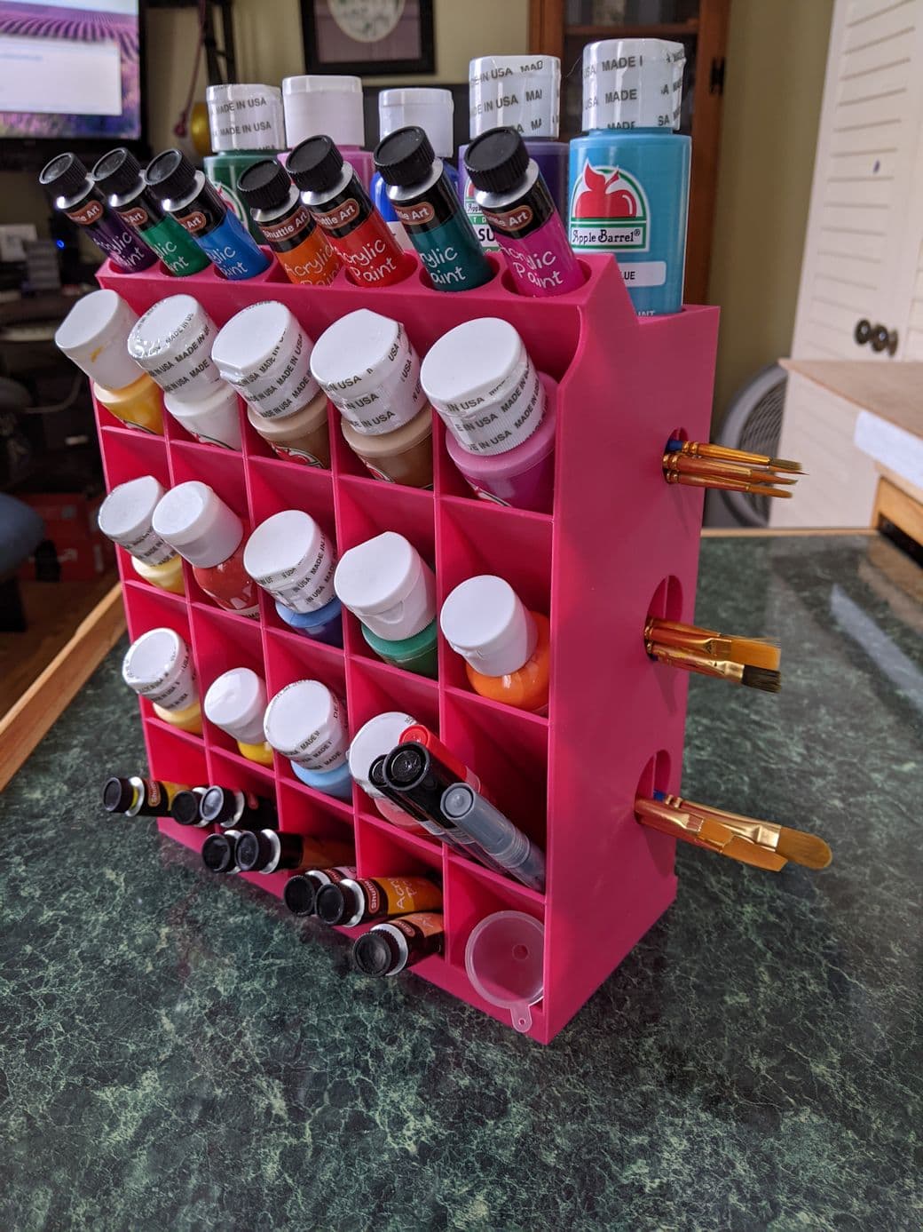 2oz_paint_holder_rect.STL 3d model