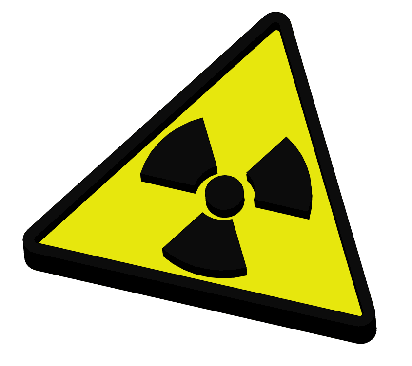Caution Radioactive.STL 3d model