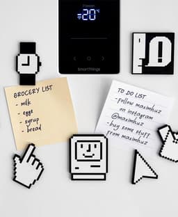 Retro-Style Mac Icon Magnets 3d model