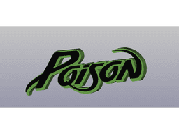 poison key chain logo 3d model