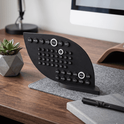 ABSTRACT LEAF CALENDAR / MODERN HOMEDECOR / OFFICE DECOR / DIY / OFFICE ESSENTIALS 3d model