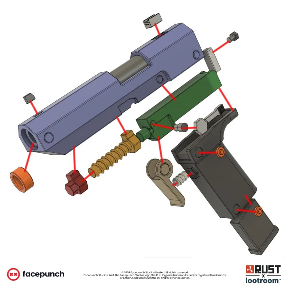 Rust P2 3D STL Files 3d model