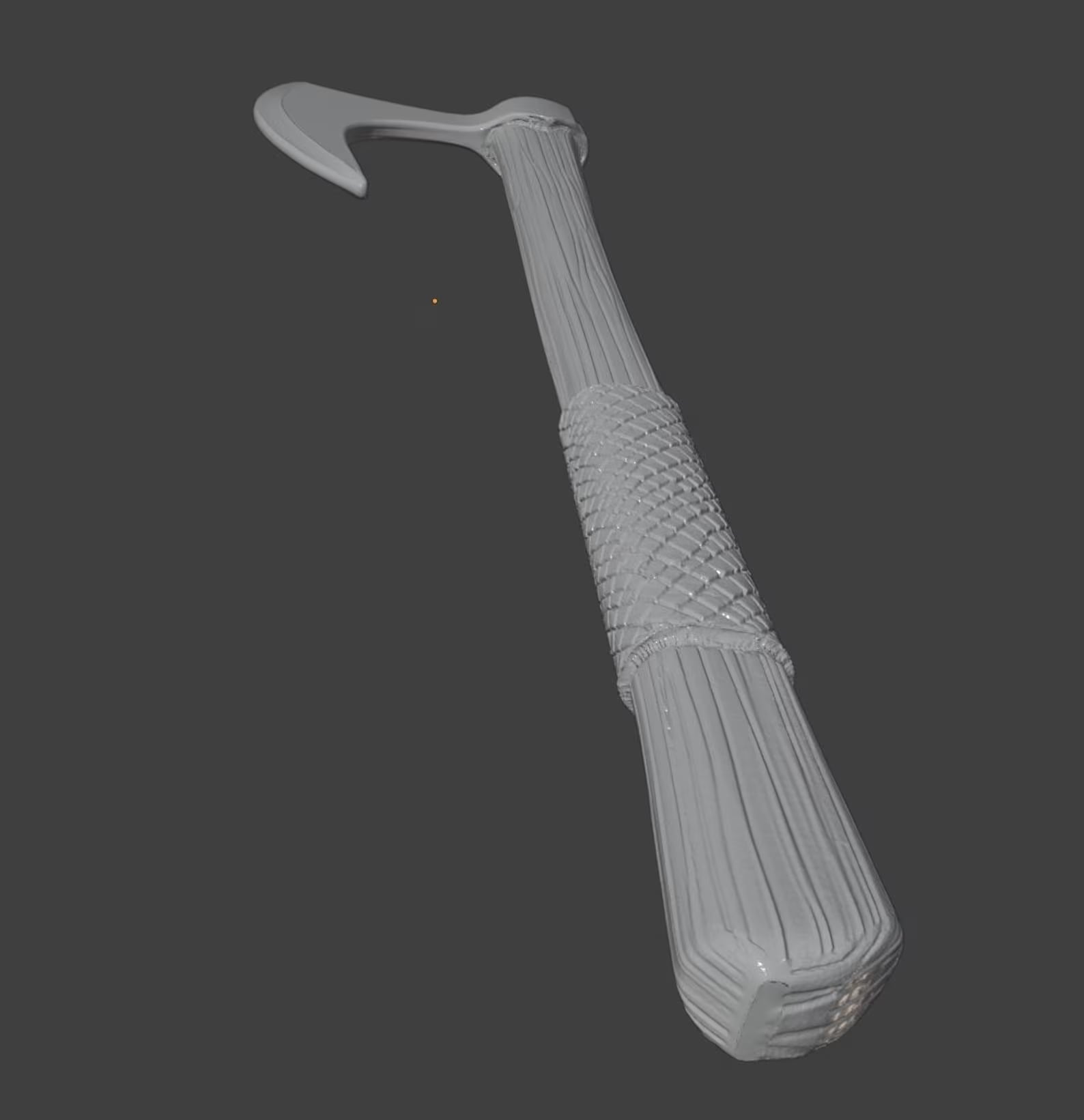 Long Viking Axe 3d model