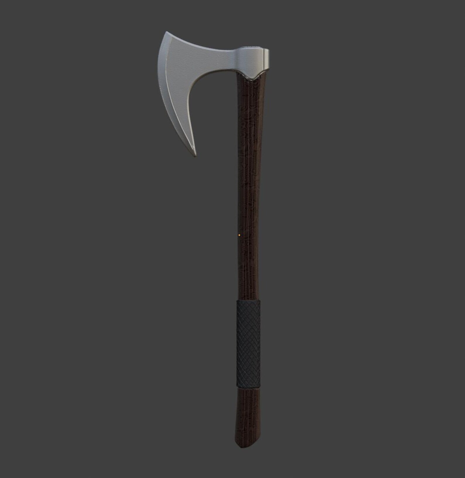 Long Viking Axe 3d model
