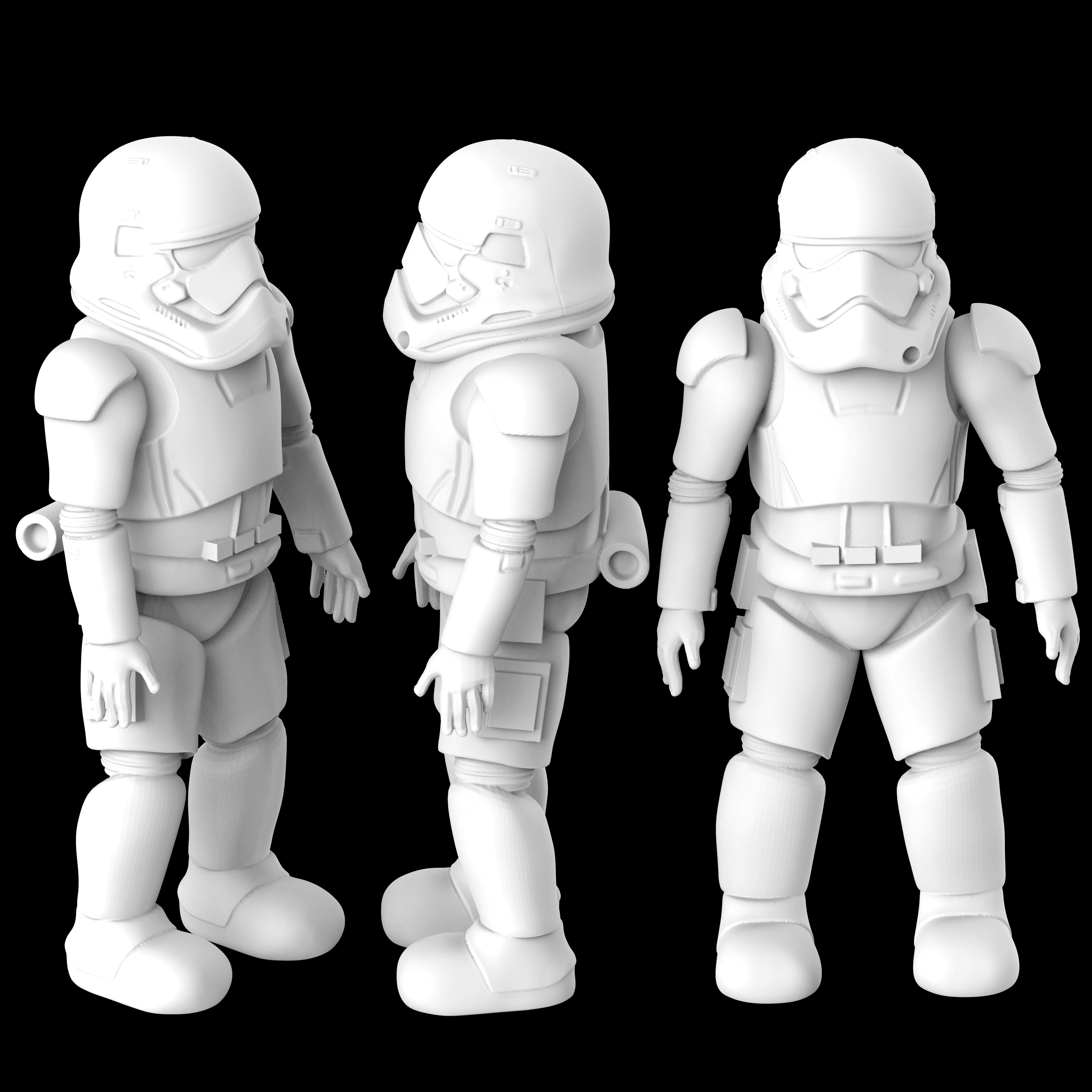 Mini Stormtrooper 3d model