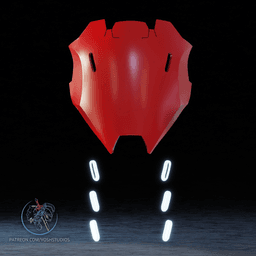 CyberPunk Red Hood v2 3D Printer STL File 3d model
