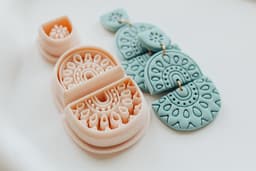 Detailed Boho 3 Piec Clay Cutter Set 3d model