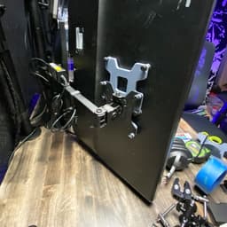 VESA 60mm Offset Mount - Monitor Arm Helper - 100mm VESA Offset bracket in use! - 3d model