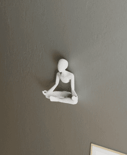 NObody - Medito, wall mount 3d model