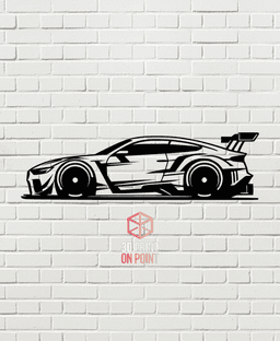BMW GT - 2D WALL ART 3d model