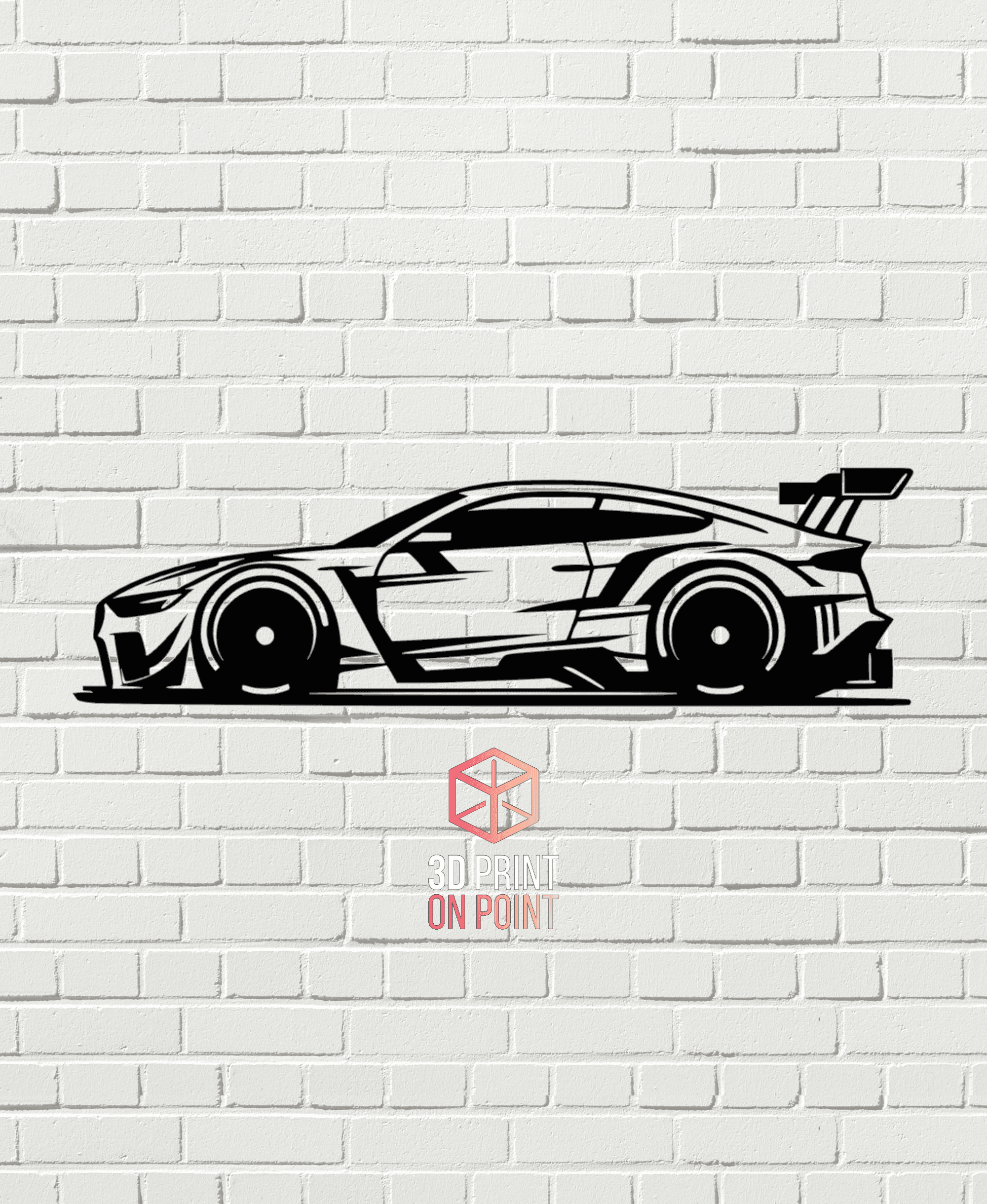 BMW GT - 2D WALL ART 3d model
