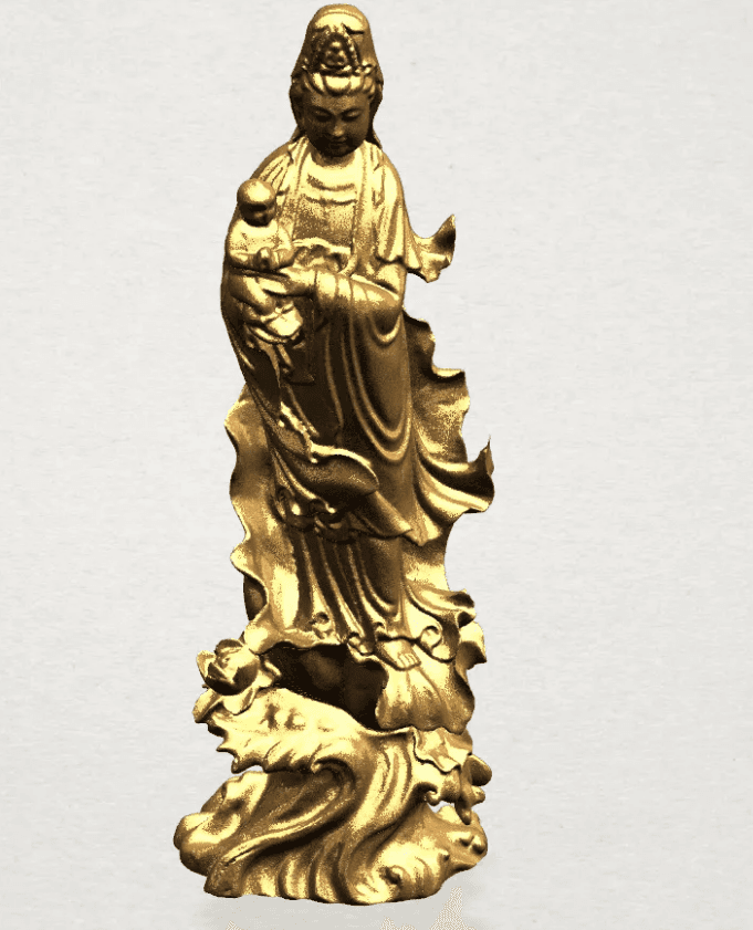 Avalokitesvara Buddha 3d model