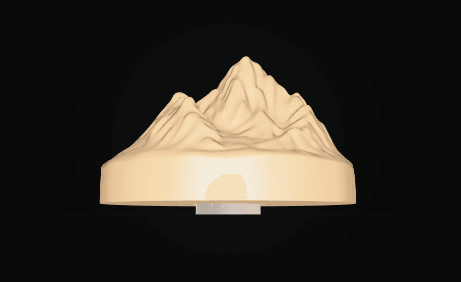mountain lamp 3d model