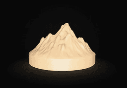 mountain lamp 3d model