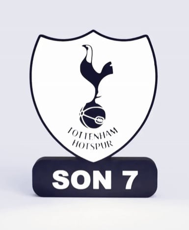 Tottenham Hotspur Sign - LED Strip Compatible 3d model