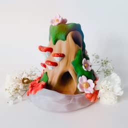 Wood Stump Dice Tower 3d model