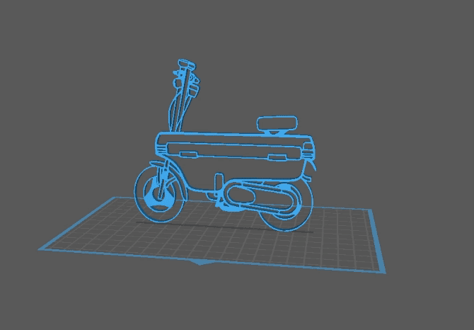 Honda - Motocompo Wall Art 3d model
