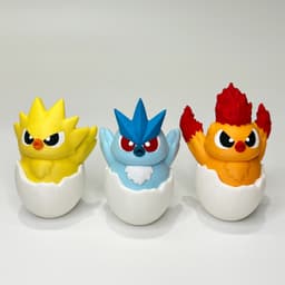 EasterDay Legendary Bird Set (Easy Print No Supports) 3d model