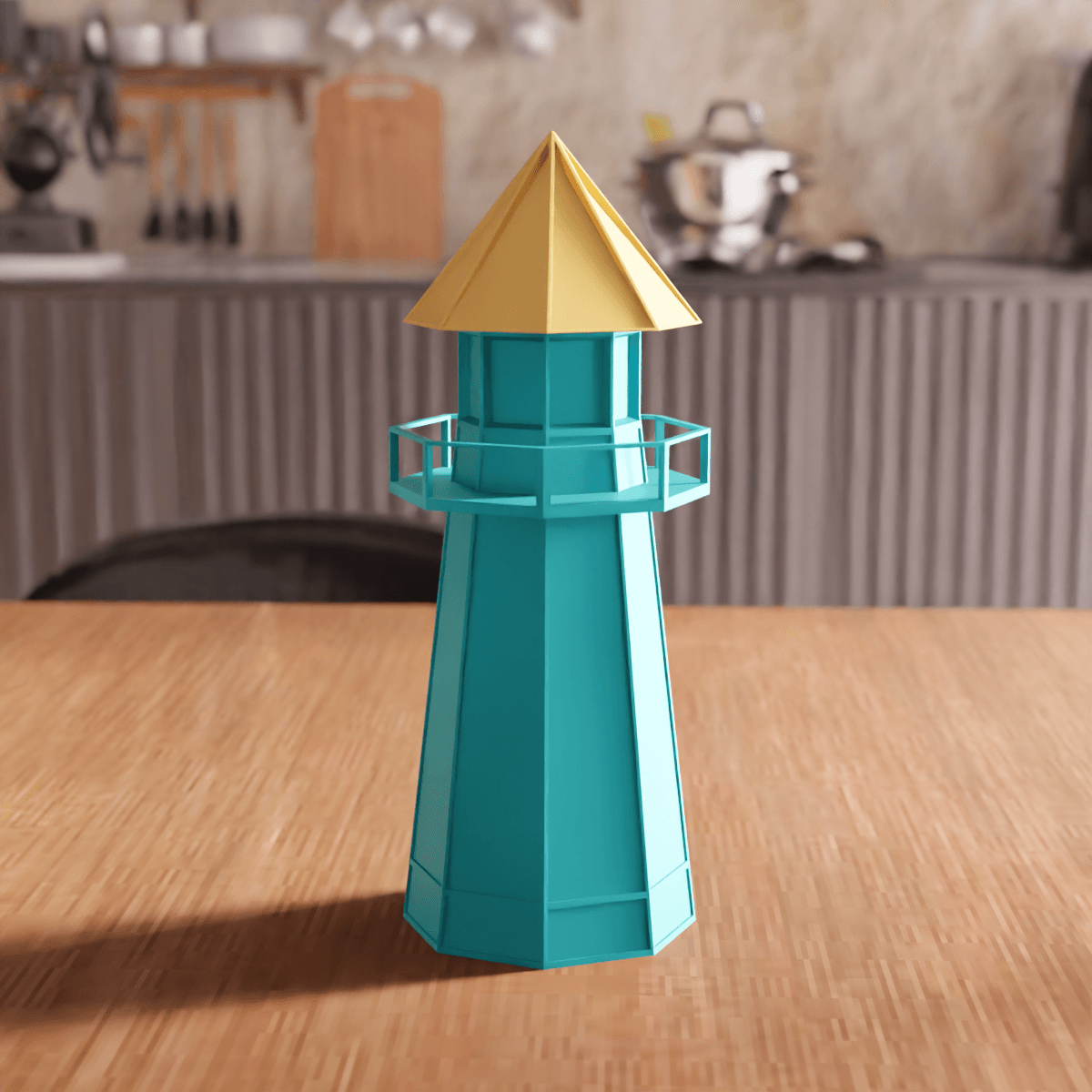 Modular Lighthouse Decorative Desk Toy 3d model