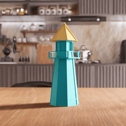Modular Lighthouse Decorative Desk Toy 3d model