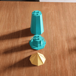 Modular Lighthouse Decorative Desk Toy 3d model