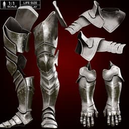 HARROS THE VASSAL FULL PLATE ARMOR WITH GORGET life size - Mortal Shell I and II Fan Art STL 3d model