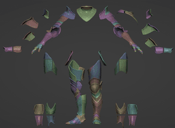 HARROS THE VASSAL FULL PLATE ARMOR WITH GORGET life size - Mortal Shell I and II Fan Art STL 3d model