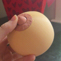 Titty Clicker Adult Fidget by Pretzel Prints Boob Toy Gag Gift 3d model