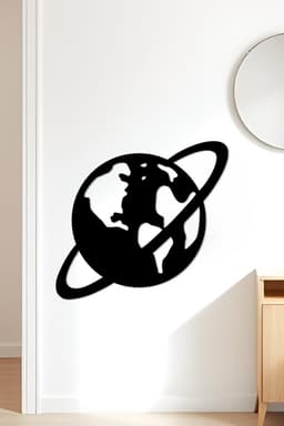 Planet Wall Art, Wall Decor, Home Decor 3d model