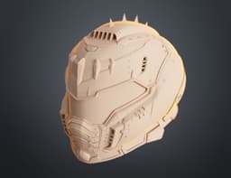 Doom The Dark Ages Doomslayer Helmet 3d model