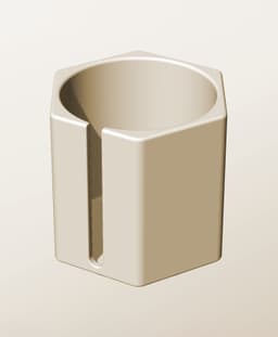 CH96-105-S Slotted container modular stackable module bin box 3d model