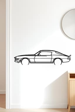 1970 Camaro SS Wall Art, Wall Decor, Home Decor 3d model