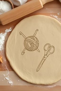 Tailor Set Cookie Cutter, Biscuit Cutter 3d model