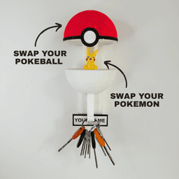 Pikachu Key Holder 3d model
