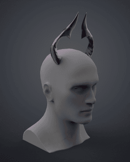 Bubi's Horns - Virtual Youtuber 3d model