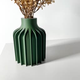 The Kinsu Short Vase, Modern and Unique Home Decor for Dried Flowers 3d model