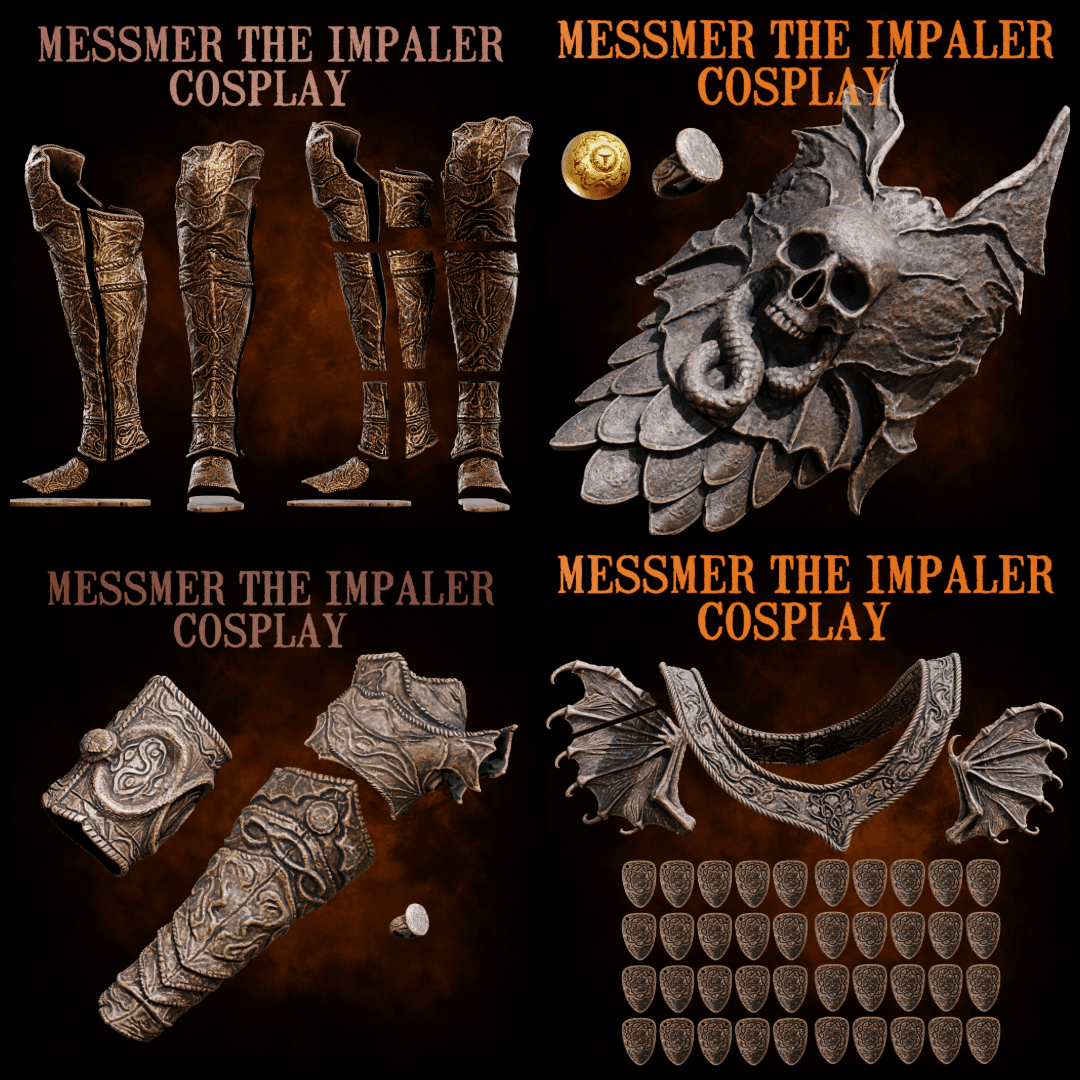 ULTIMATE MESSMER THE IMPALER ARMOR PACKAGE life size cosplay - Elden Ring Shadow of the Erdtree Fan 3d model