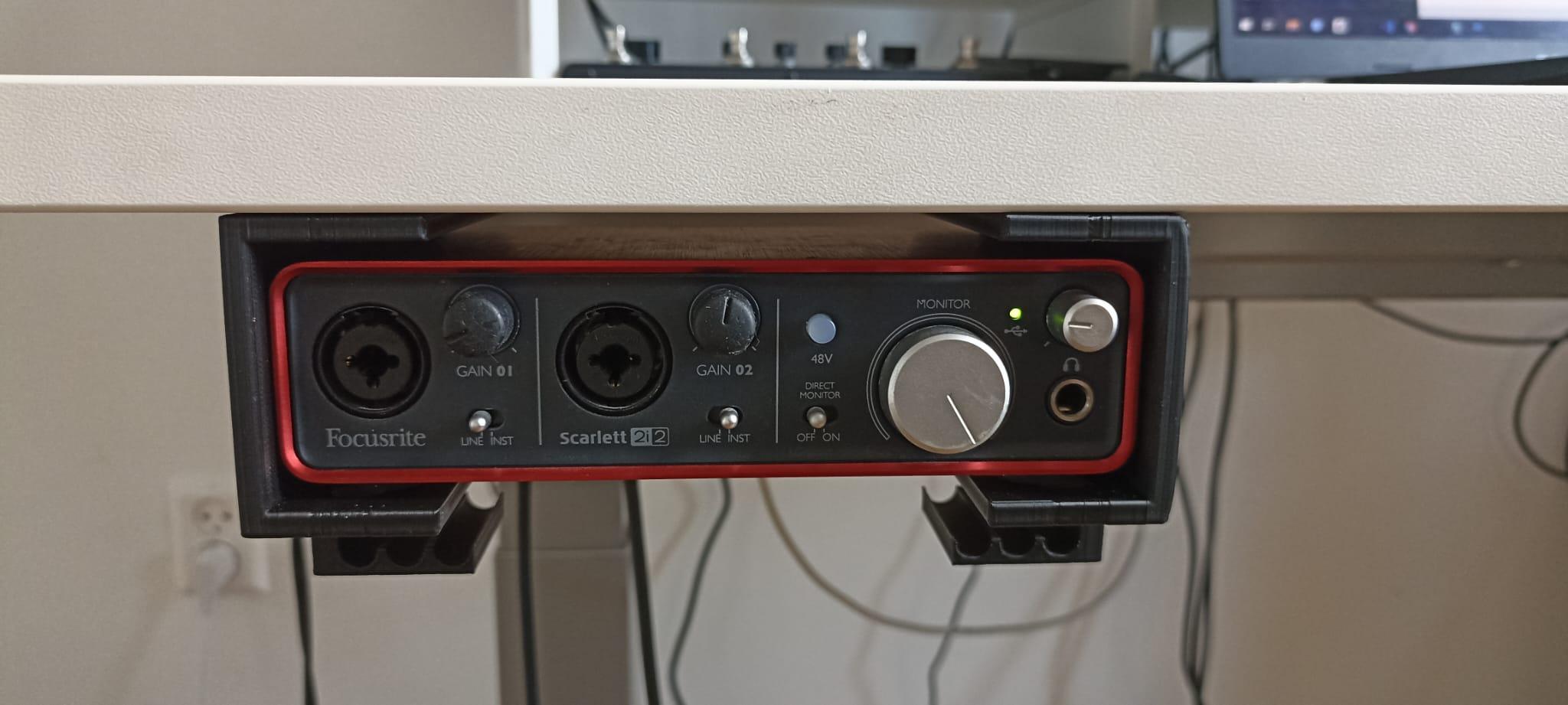 Focusrite soundboard desk holder 3d model