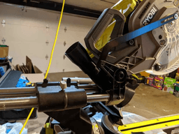 Ryobi 6 Gallon Shop Vac to 10 inch One+ Miter Saw Adapter 3d model